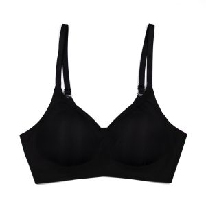 Silk Shape Seamless Bra-With Soft Molded Padding Black